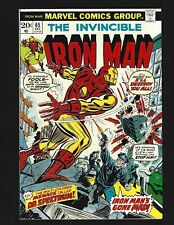 Iron Man #65 VF- Romita Tuska Origin Dr. Spectrum Luke Cage (Hero For Hire) Thor picture