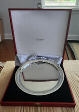 Cartier Pewter Vintage Plate with Original Red  Presentation Box and Dust Cover picture