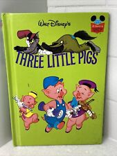 Disney's Wonderful World of Reading Three Little Pigs 1972 HC picture