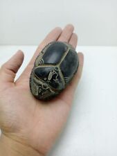 Rare Egyptian Scarab Hieroglyph Ancient Stone Antiquity Pharaonic Egyptian BC picture