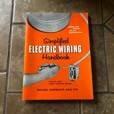 Sears Simplified Electric Wiring Handbook Booklet Sears Roebuck Vintage 1957 picture