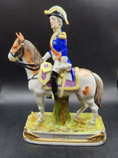 Dresden Porcelain Scheibe Alsbach Kister Napolean Soult with Horse Figurine picture