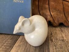 Mouse Figurine Speckled Mid Modern Look Unusual Rare Mouse Lovers Gift 🐭 picture