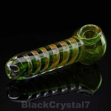 4.5 inch Handmade Thick Heavy Green Prototype X Tobacco Smoking Bowl Glass Pipes picture