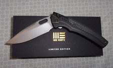 We Knife Co Exciton Black Titanium CF handle, CPM-20CV WE22038A-1 Limited Editio picture
