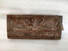 Ancient Solid Iron Cookies Mold Old Indian Fine Hand Carved Parrot Cookies Mold picture