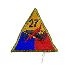 WWII 27th ARMORED Regiment Division PATCH US Army 27 - ww2 Vintage picture