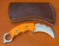 AJ BLADES AJ 351 KNIFE 440 STAINLESS STEEL HAND MADE picture
