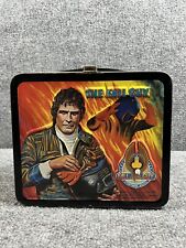 THE FALL GUY Metal LUNCHBOX & THERMOS By Aladdin 1981 Lee Majors Vintage picture