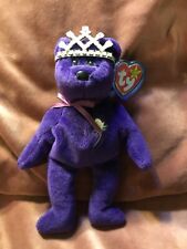 Ty Original Princess Diana Beanie Baby 1997 RARE PE Pellets Crystals Crown Royal picture