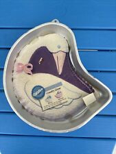 Wilton Vintage 1988 COUNTRY GOOSE CAKE PAN w/ insert and instructions Flamingo picture