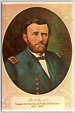 Vintage Postcard- Ulysses S Grant Lieutenant General Union Army - 18th President picture