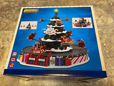 LEMAX SANTA'S SLEIGH SPINNERS Holiday Village Carnival Animated &  Musical picture