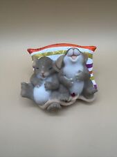Charming Tails Two Mice Laughing On Pillow No Sound READ picture