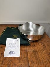 Vintage Pewter Footed Governor Wentworth Bowl by Shreve Crump & Low, NEW picture
