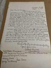 1901 Boy’s High Street Reading Club of Alameda CA Letter McKinley Assassination picture