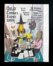 OSLO COMICS EXPO 2015 PROGRAM RARE Simon Hanselmann Cover & Interior Ed Piskor picture