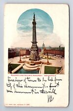 Indianapolis IN-Indiana, Soldier's and Sailor's Monument, Vintage Postcard picture