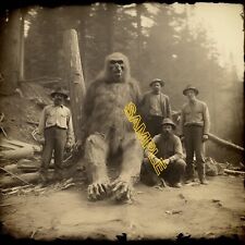 Bigfoot- Creepy Scary Old Photos Vintage Wall Art Photo Print No65748X picture