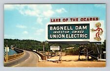Lake of Ozarks MO-Missouri, Bagnell Dam, Antique Vintage Postcard picture