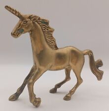 Small Vintage Brass Unicorn Figurine 4