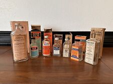 Vintage Medicine Bottles (Apothecary / Pharmacy / Antique) Lot Of Seven Bottles picture