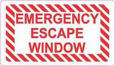 3.5x2 Emergency Escape Window Sticker Vinyl Wall Decal Decals Stickers Signs picture
