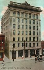 Vintage Postcard 1910's Consolidated Building Jacksonville Florida FL Tuck's picture