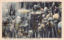 Vintage Postcard PA Pennsylvania Coudersport Ice Mine Mining Town Rock Formation picture