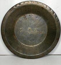 Vintage Jane Parker 8” Pie Tin Advertising Baking Pan Farmhouse Decor Plate picture