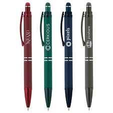 Promote Your Brand Phoenix Softy Monochrome Stylus Pen Engraved with your logo picture