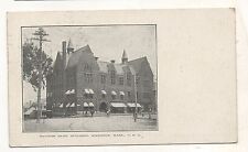 Savings Bank Building ABINGTON MA Vintage 1904 Massachusetts Postcard picture