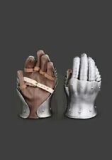 18ga Medieval Knight Gauntlets SCA LARP Reenactment Hand Gloves GLV54 picture