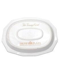 Trump Plaza Hotel & Casino Atlantic City Restaurant White Platter Souvenir 14