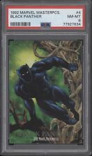 Black Panther 1992 Skybox Marvel Masterpieces #4 PSA 8 picture