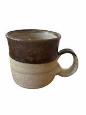 Handmade Studio Art Pottery Coffee Mug. Almost A 4 Inch Opening picture