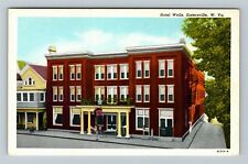 Sistersville WV-West Virginia, Hotel Wells Exterior Vintage Postcard picture