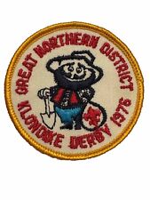 Great Northern District Patch 1976 Klondike Derby BSA Boy Scouts Of America Vtg picture