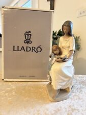 Lladro Bedtime Story #12345 Stunning Gres Finish New In Box Absolutely Beautiful picture