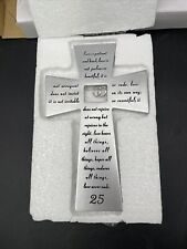 Roman Inc Love Never Fails Wall Cross New In Box picture