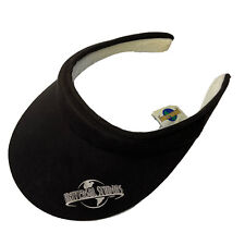vintage universal studios hat visor black adjustable park studios Disney picture