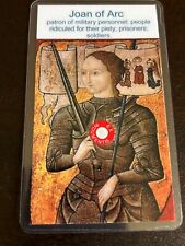 Saint Joan of Arc. 3rd Class Relic Card picture