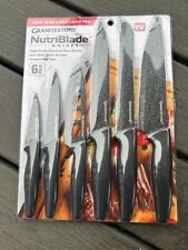 Nutriblade 6 PC Knife Set by Granitestone, Professional Kitchen Chef�s Knives picture
