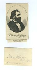 OLIVER OPTIC WILLIAM T. ADAMS Signed autographed Slave Uncle Ben Robinson Crusoe picture