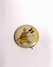 1896 High Admiral Cigarettes Yellow Kid Advertising Pinback Button Broadway picture