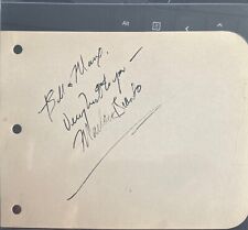 Marlon Brando Signed , The Godfather Signed Album Page 1954 Early Career picture