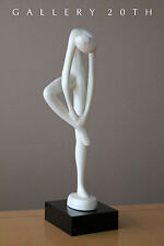 RARE MCM ABSTRACT FEMALE SCULPTURE VTG STATUE NUDE 60S 70S BALLERINA WOMAN GIRL picture