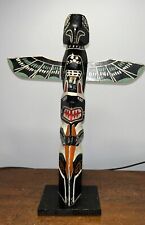Northwestern Coast Haida Totem 12”hand Carved& Painted Native By Navajo picture