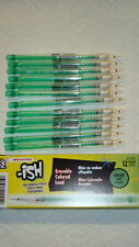 NOS 36 SANFORD uni -ish 0.5mm Mechanical Pencil Erasable GREEN Color Leads 92004 picture