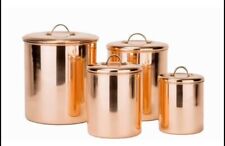 New - Old Dutch 4 Piece Copper Canister Set picture
